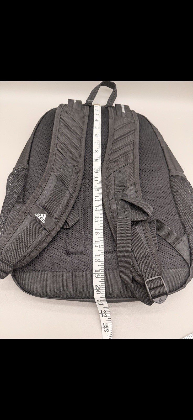 adidas Prime 6 Backpack Black 16” Laptop School Travel Bookbag NWT