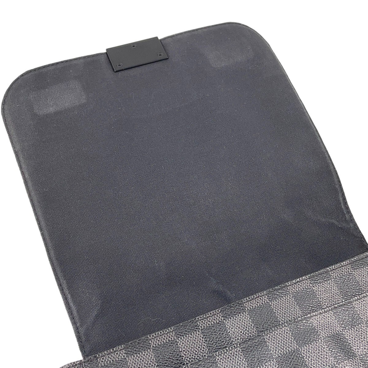 Louis Vuitton Damier Graphite District PM Leather Fabric Black Shoulder bag 1482