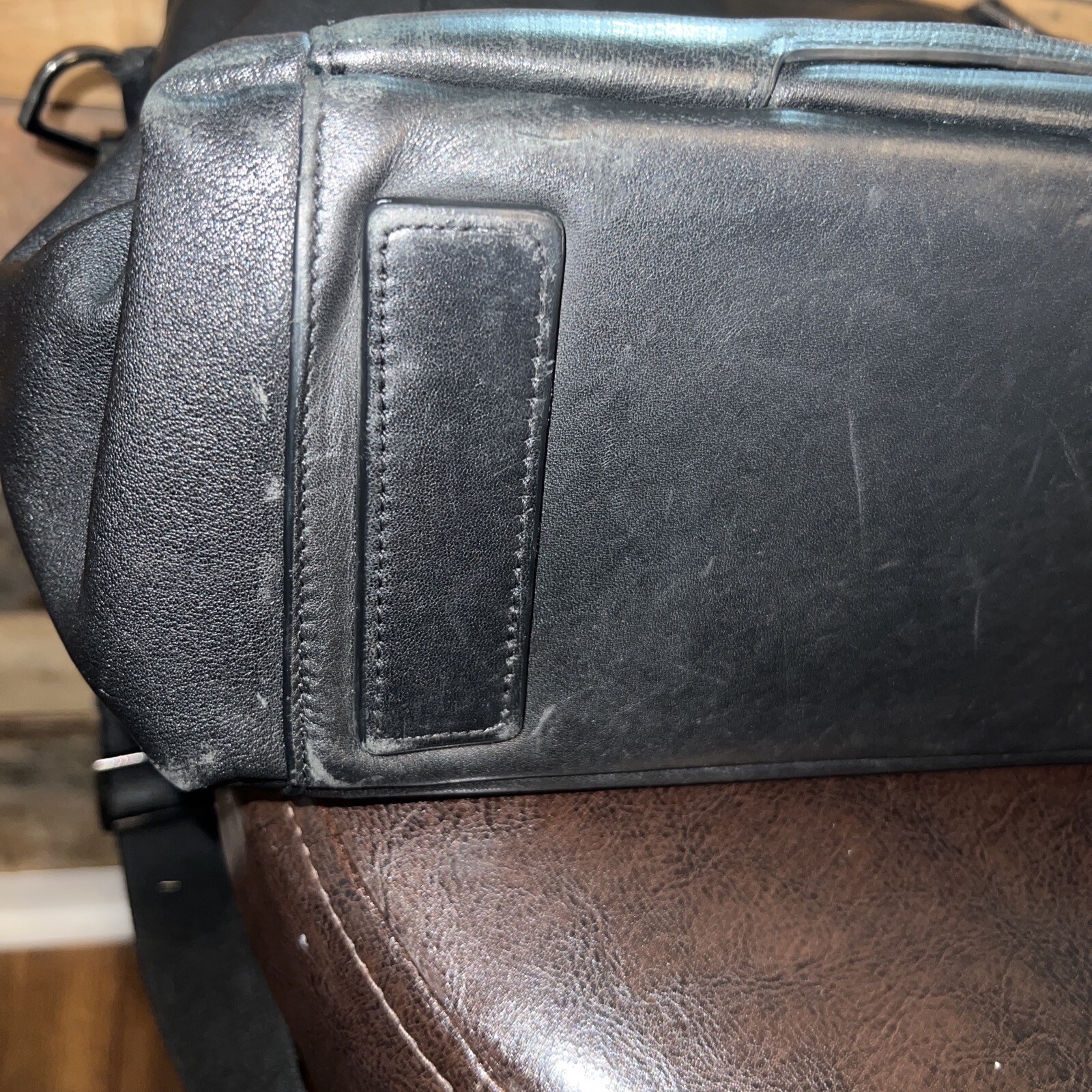 Tumi Beacon Hill Lawyers Briefcase Leather Laptop Bag Black 68560D