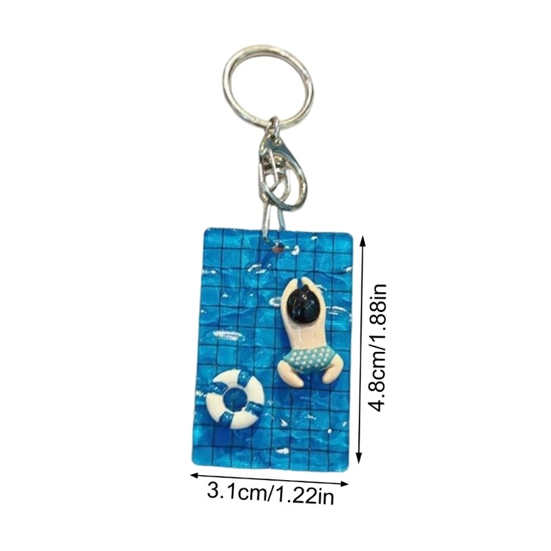 Compactly Acrylic Gym Pool Backpack Romantics Couple Souvenir Travel Gift