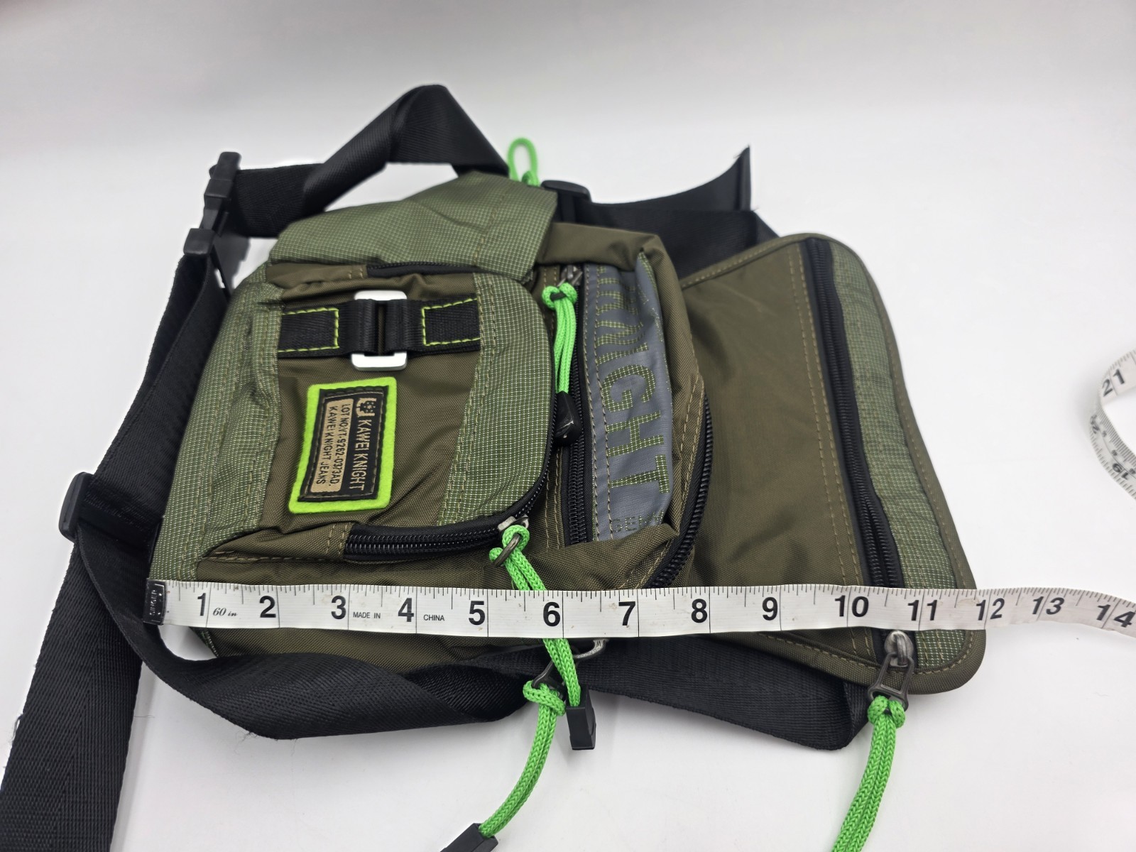 Kawei Knight Sling Bag Backpack Cross Body Messenger Travel Green