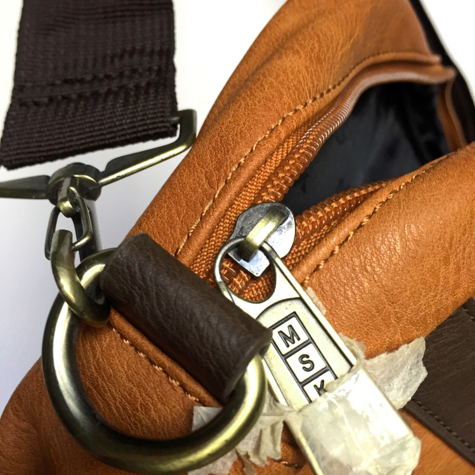 MSK Polyurethane Laptop Briefcase Office College Shoulder Bag