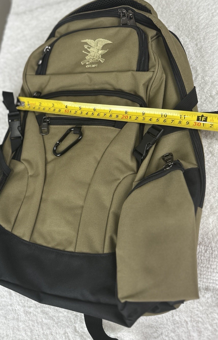 Military Tactical Backpack Olive Green Multi Pocket Travel Hiking Camping School