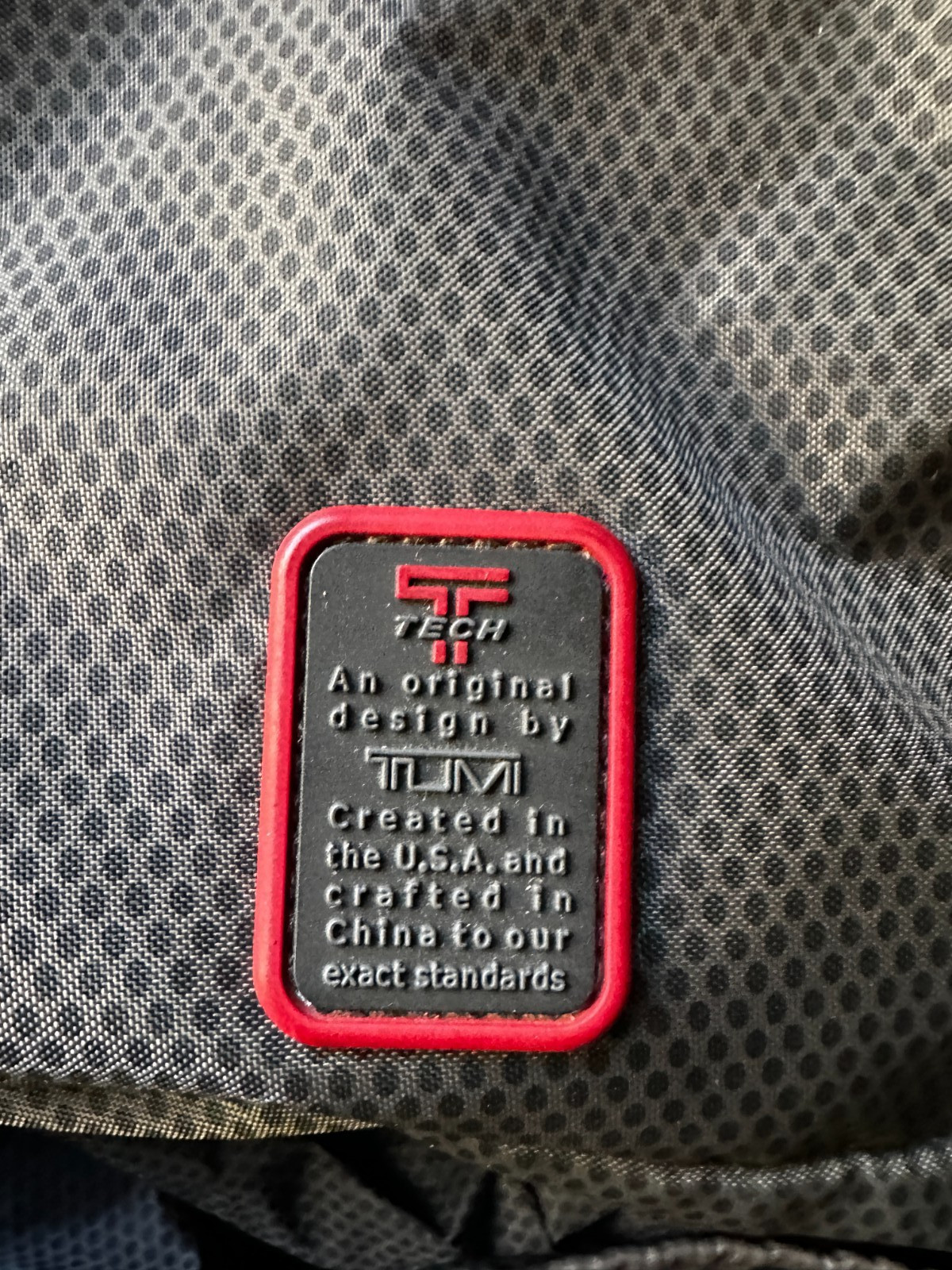 TUMI Tech Carry On Overnight Duffle Bag w/ Shoulder Strap #5525GRH Gray Black