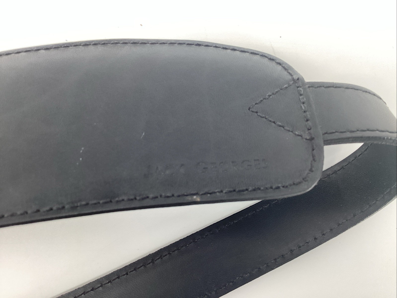 Jack Georges Black Leather Strap For Briefcase Purse Bag ***STRAP ONLY***