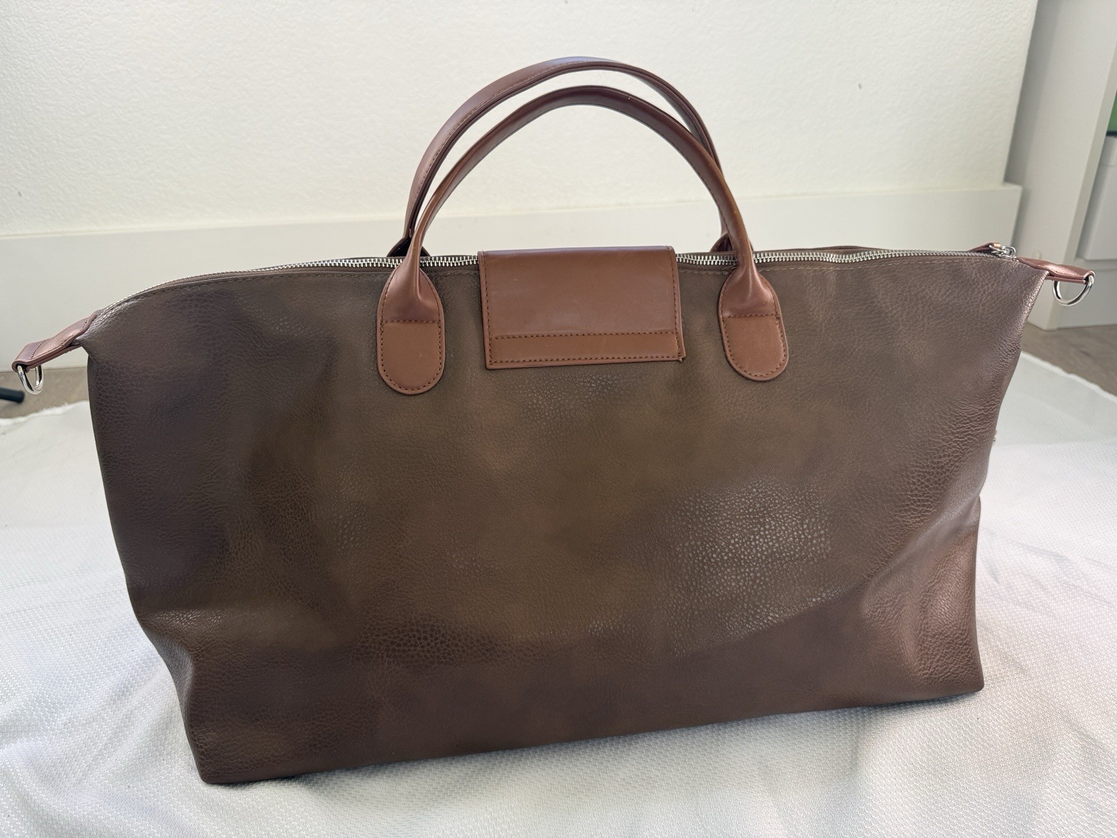Brouk & Co Alpha Duffel Bag Chocolate Brown