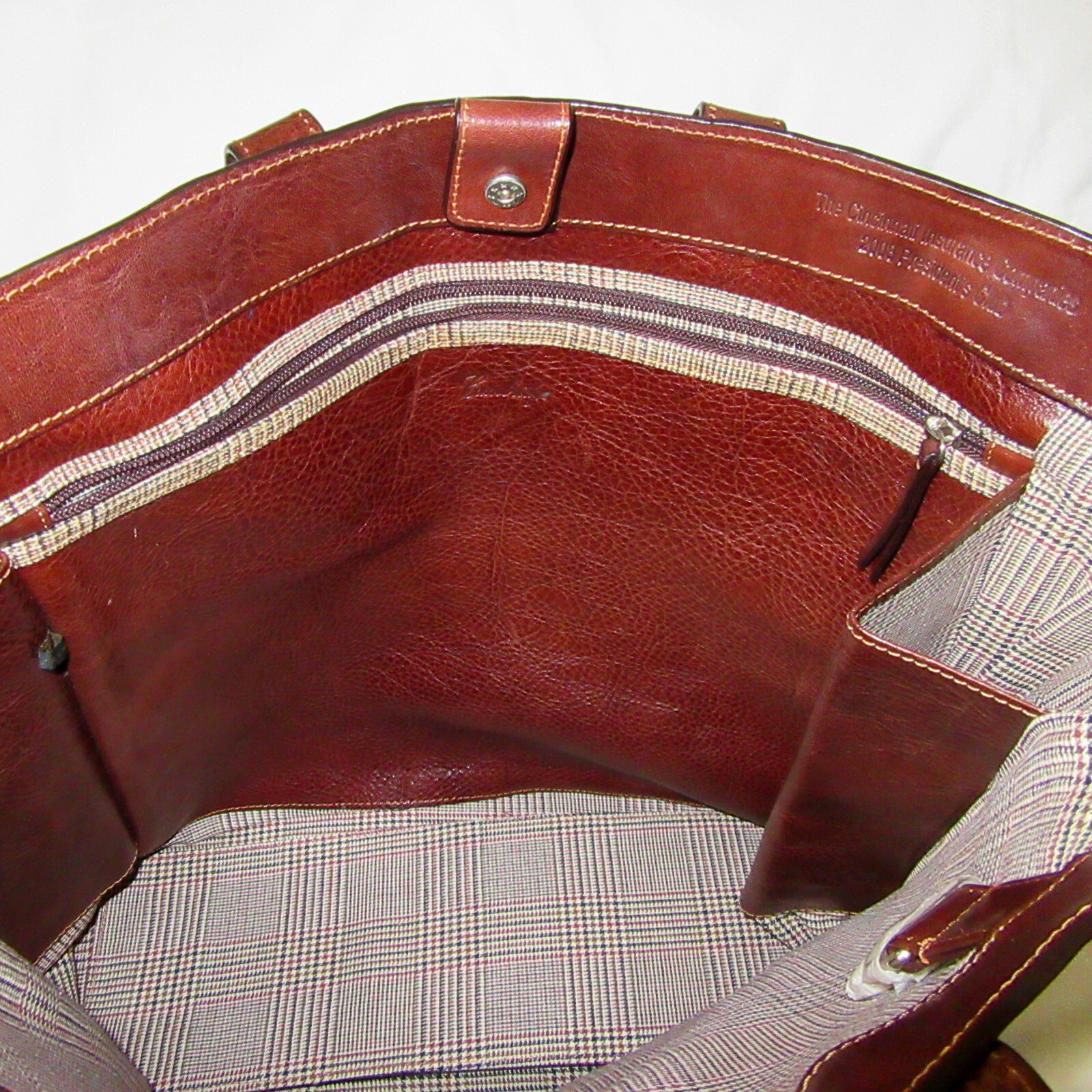 CAMBRIDGE ™ Deep Brown Top Grade LEATHER Professional Business Travel Bag – NEW