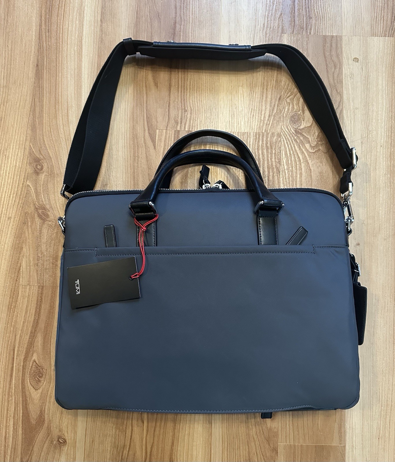 Tumi Thornberry Triple Compartment Brief Laptop Business Bag with Trolley Sleeve