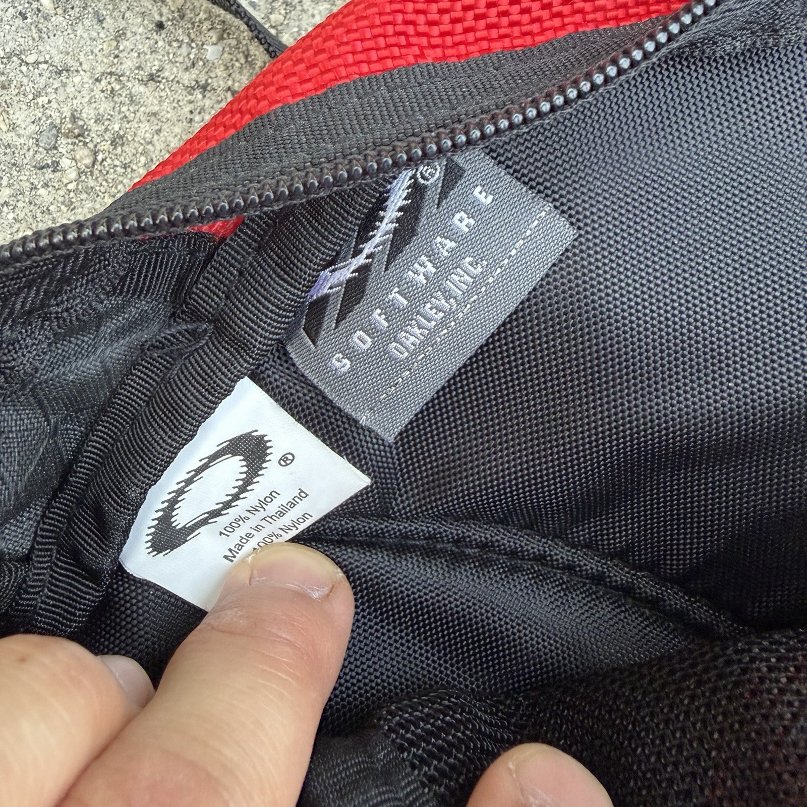 Vintage Y2K Oakley Software Red Icon 1.0 Mini Backpack Gorpcore Streetwear RARE