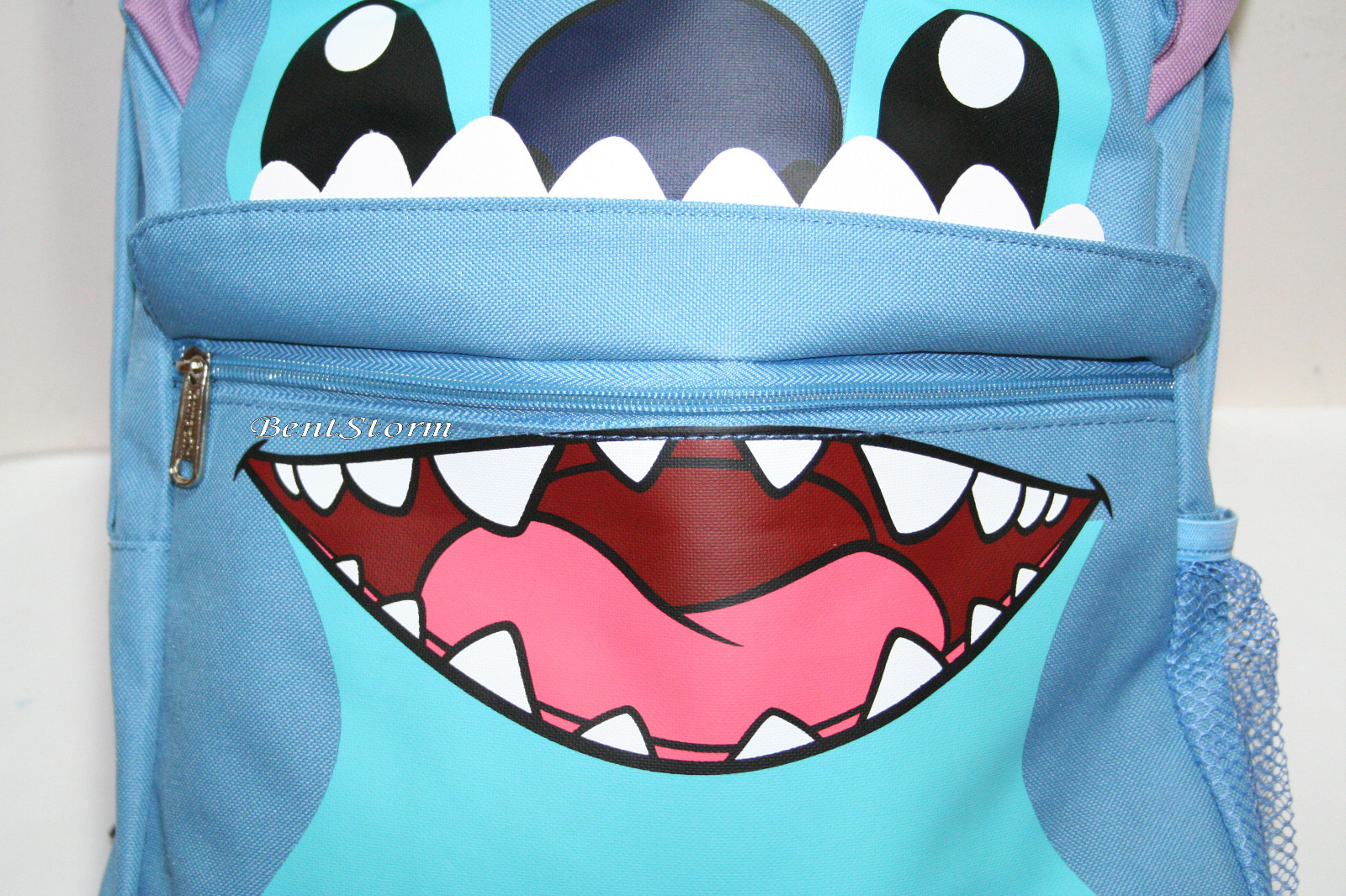 2016 Disney Loungefly Lilo & Stitch FACE Teeth Ears Backpack School Book Bag NEW