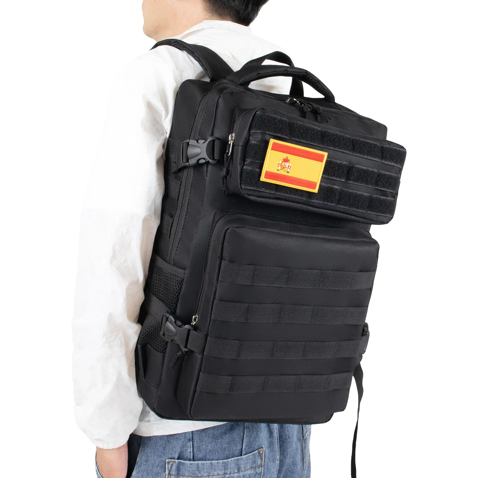 25L–45L Tactical Travel Backpack Men Waterproof Outdoor Sports Multi Bag