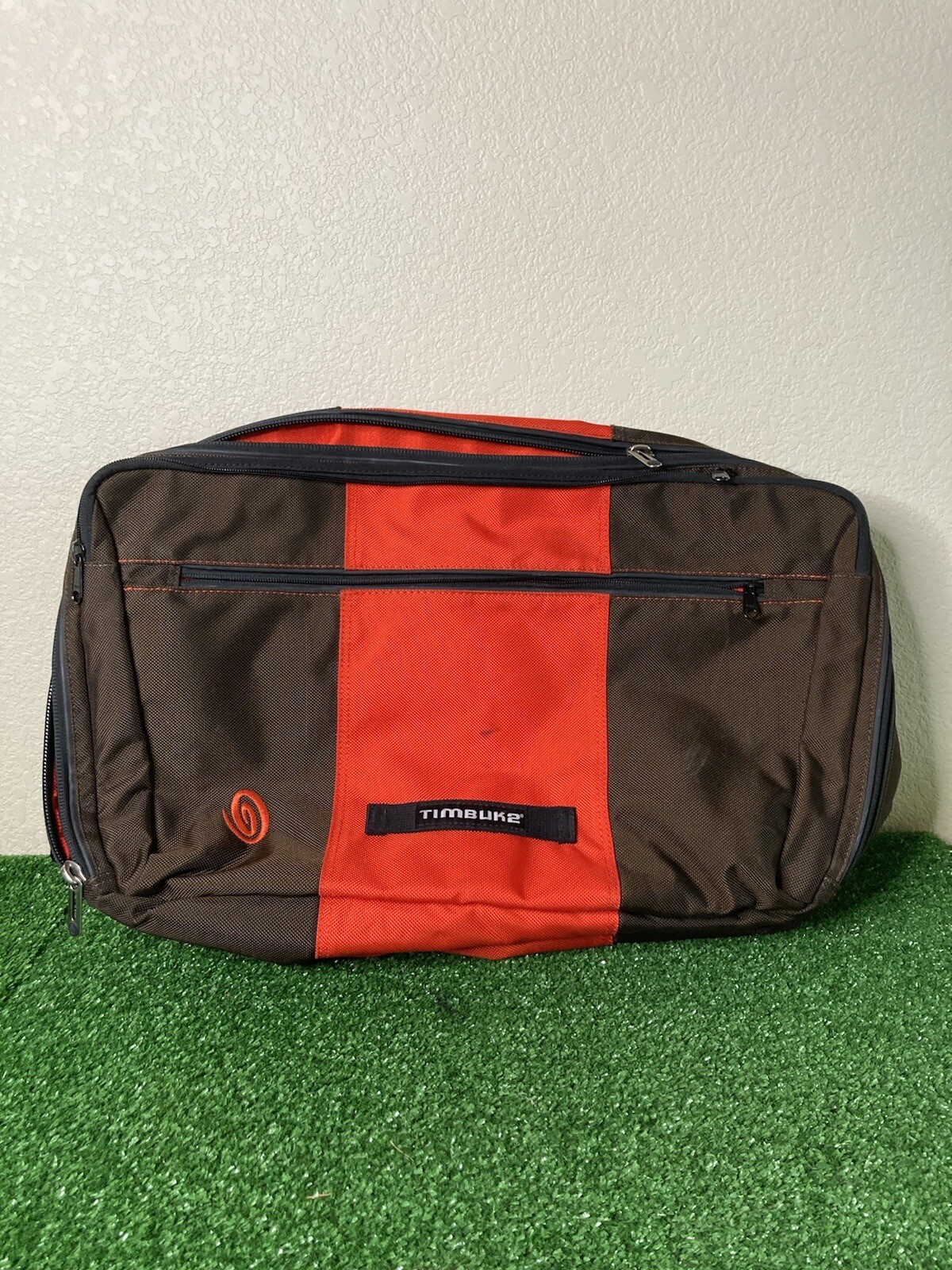 timbuk2 messenger bag laptop red brown