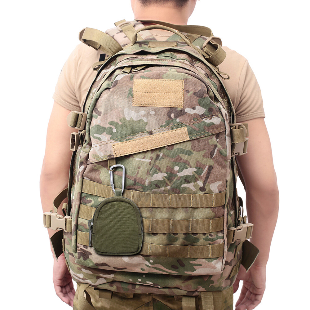 Tactical Mini EDC Key Coin Bag Wallet Waist Belt Molle Pouch Holder Purse Pocket