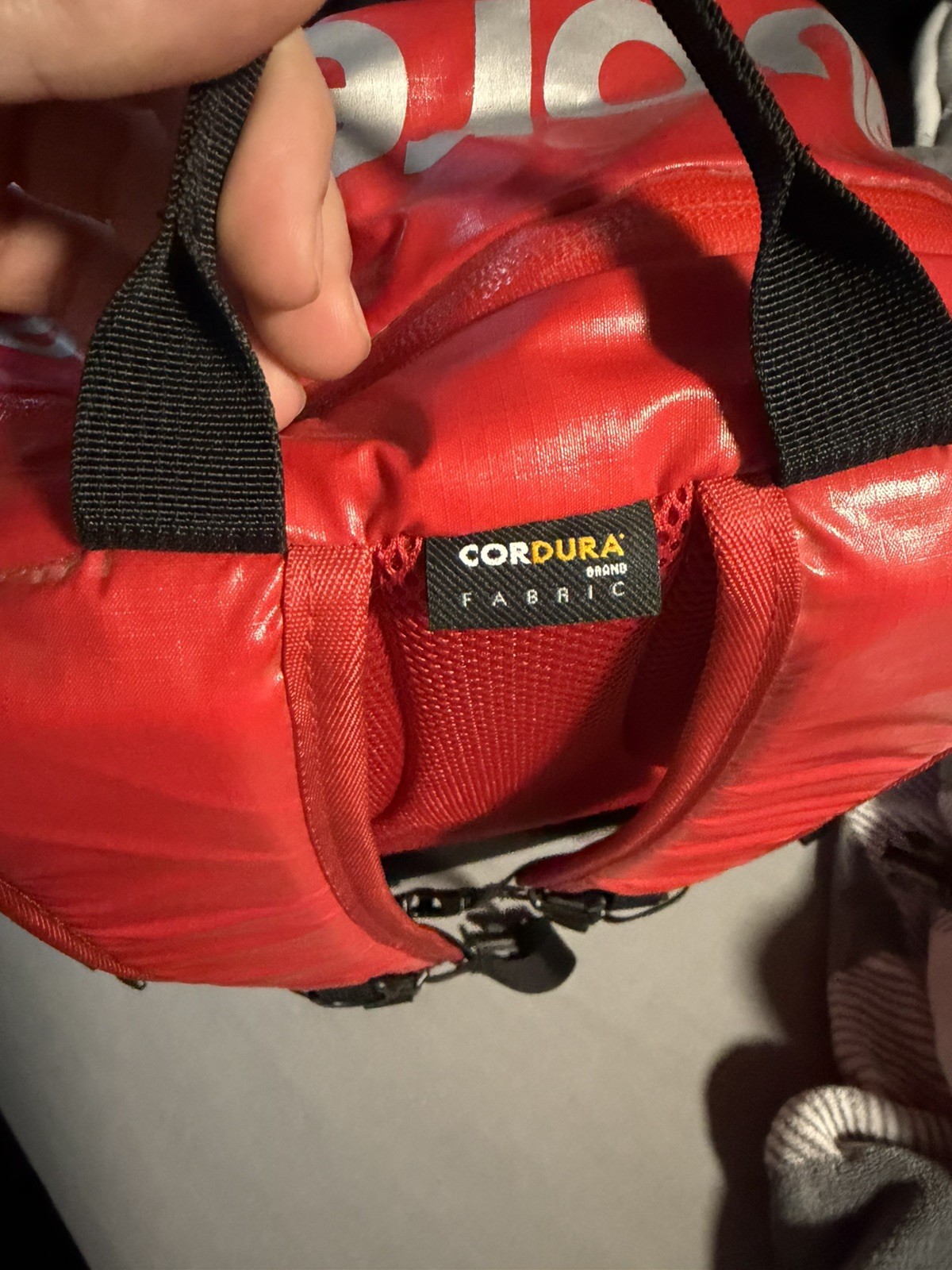 Supreme Red Cordura Backpack FW17 Great Condition 100% Authentic