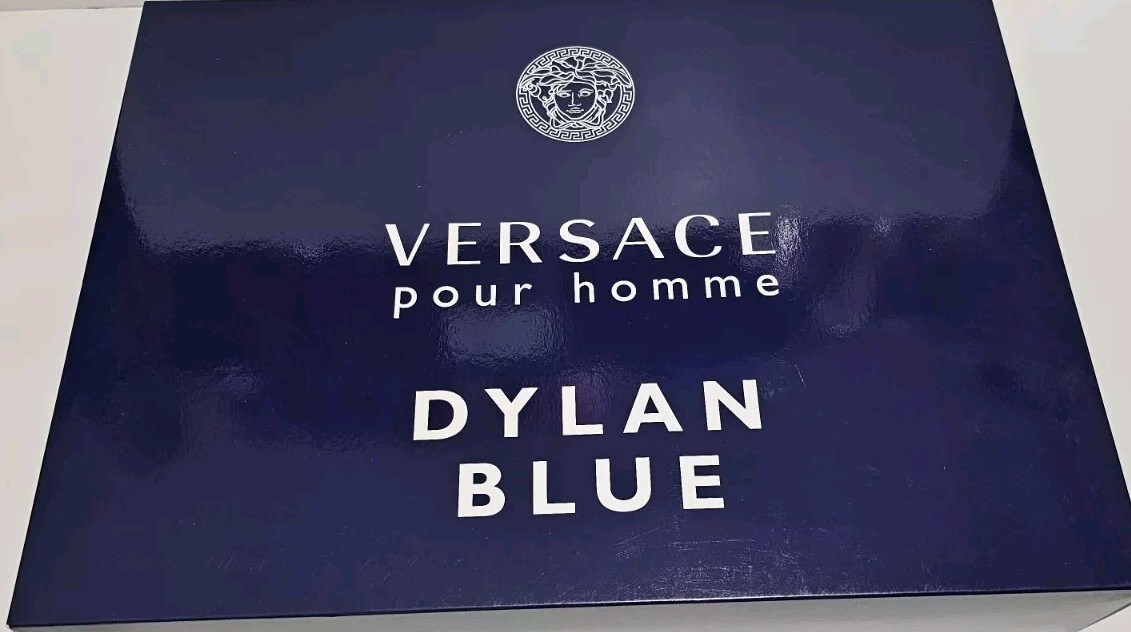 Versace Mens DYLAN BLUE2-PC Gift Set Puor HommeToilette & Backpack Authentic NIB