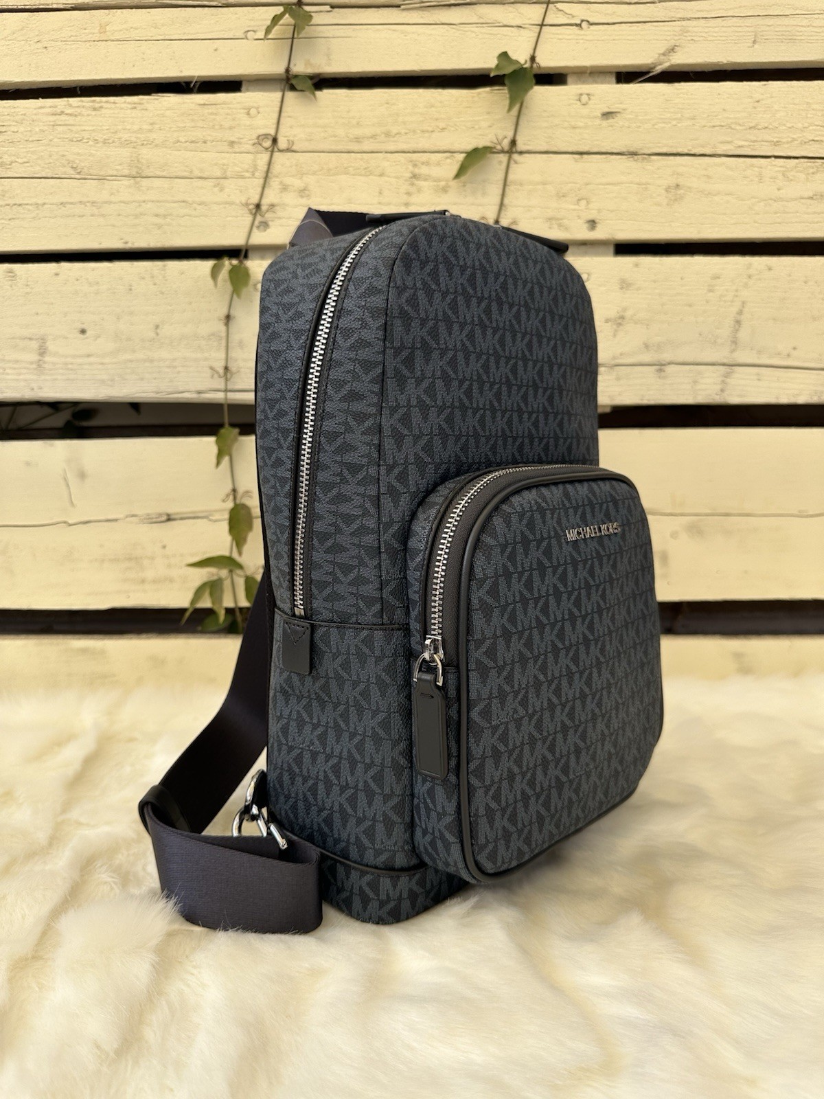 Michael Kors Cooper Commuter Sling Pack – Admiral Blue