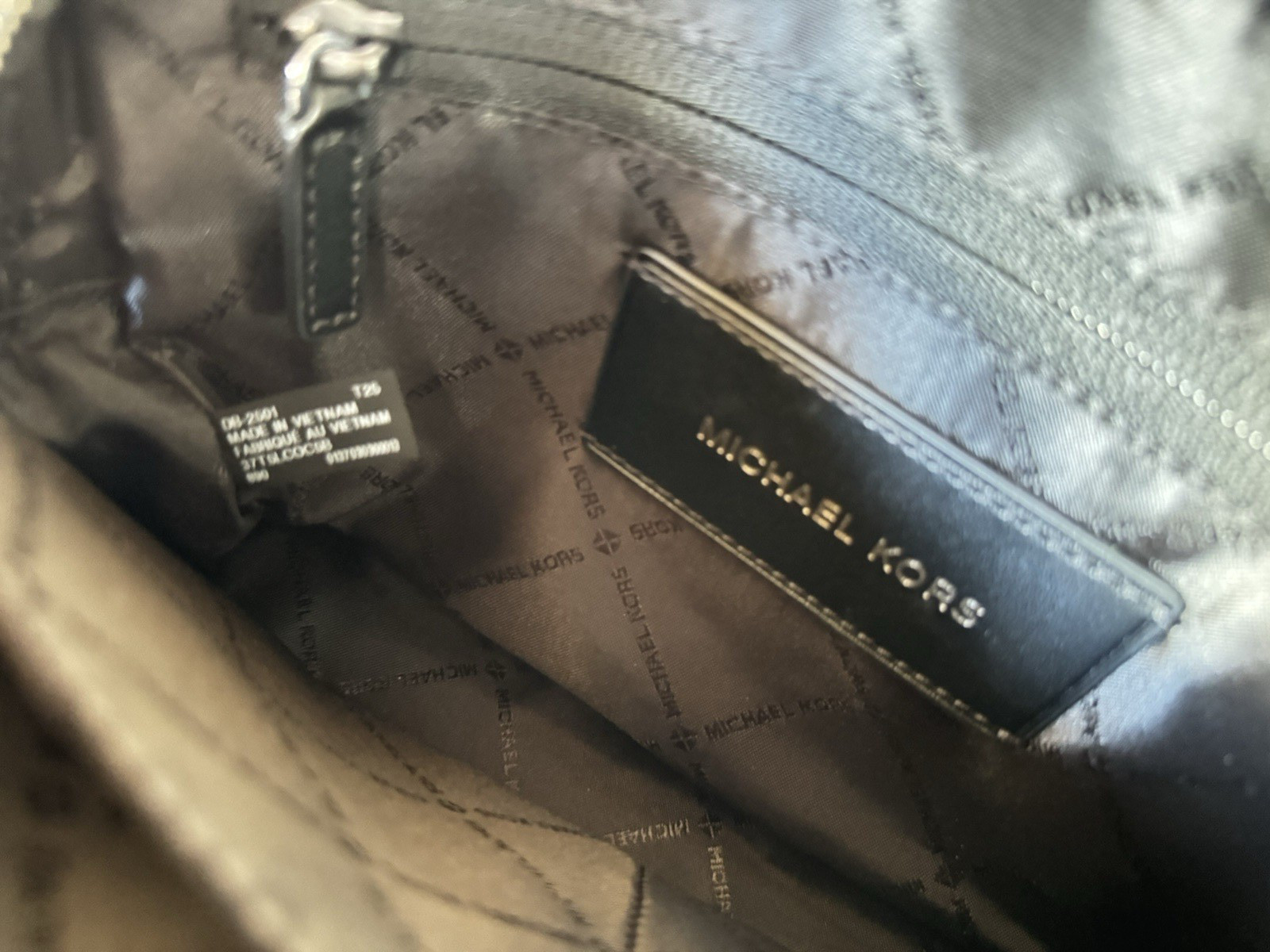 Michael Kors Cooper Utility Crossbody Flight Bag MK Brown/Pop Orange
