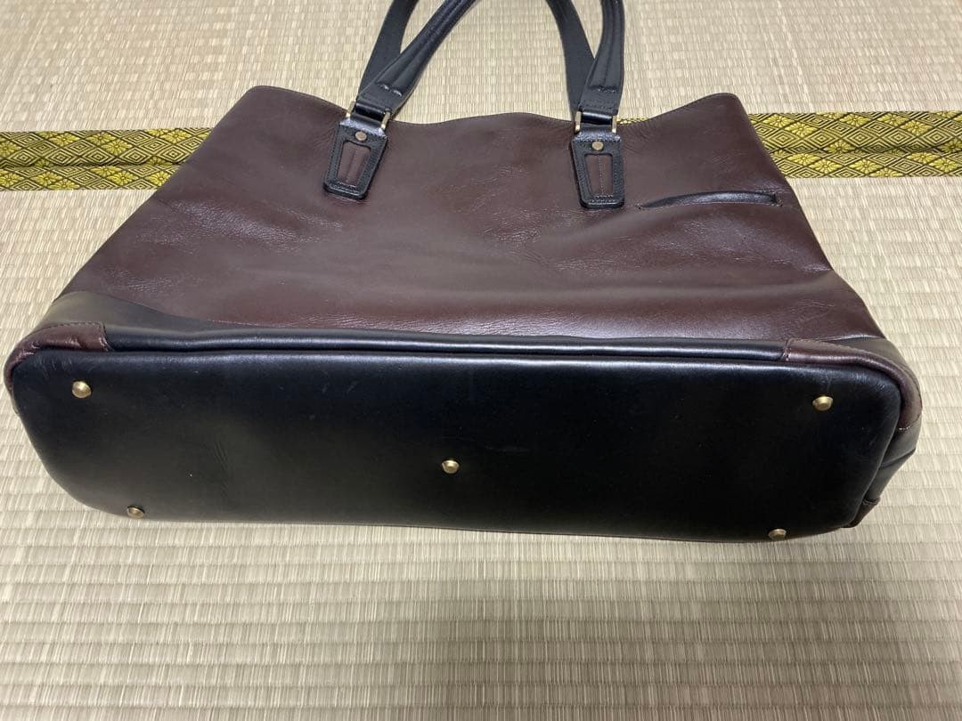 Master-Piece Leather Tote Bag Men’s Large 46x34x15cm Used