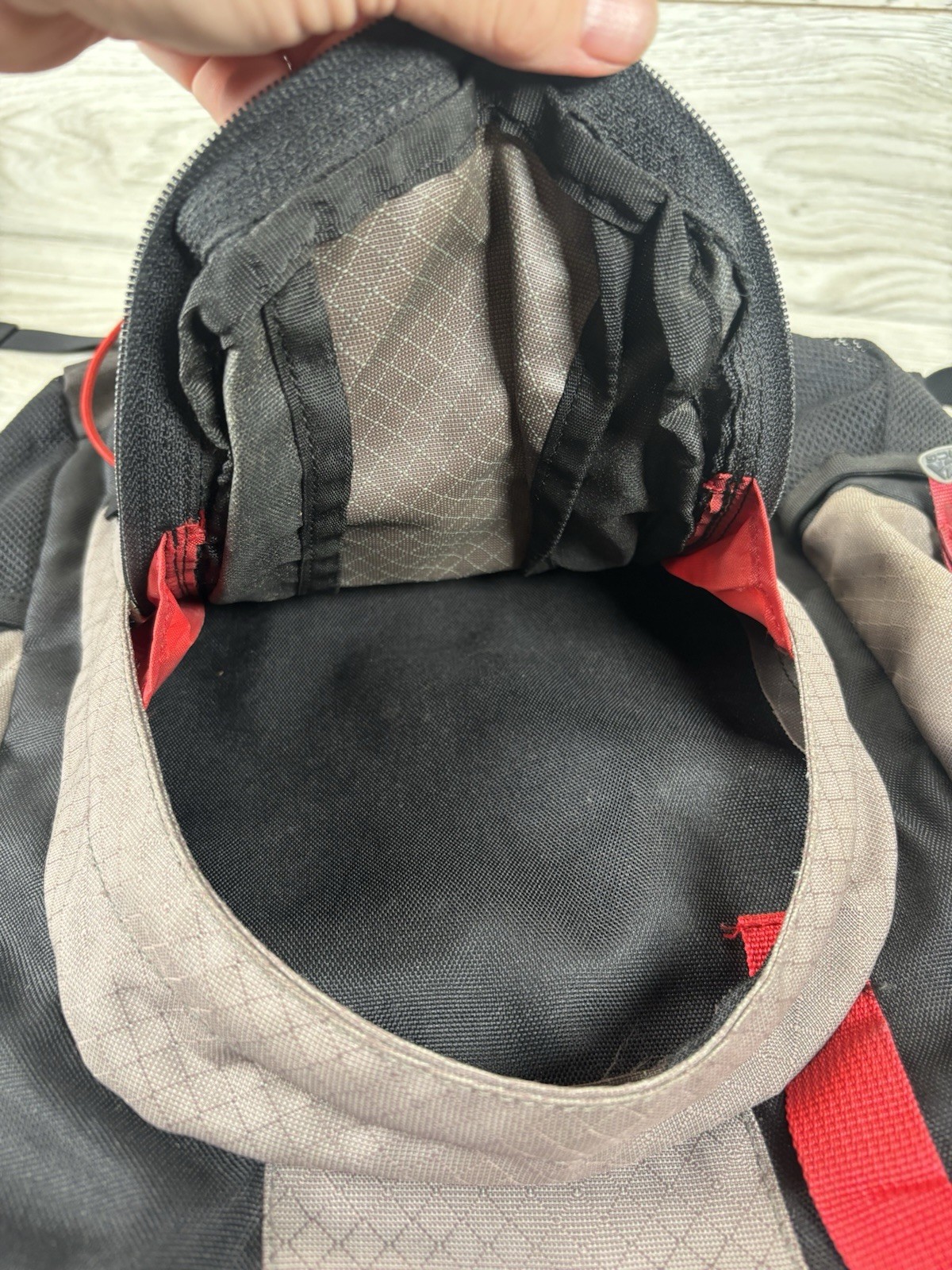 Nike ACG Backpack Black Gray & Red Technical Hiking Hunting Travel Durable READ