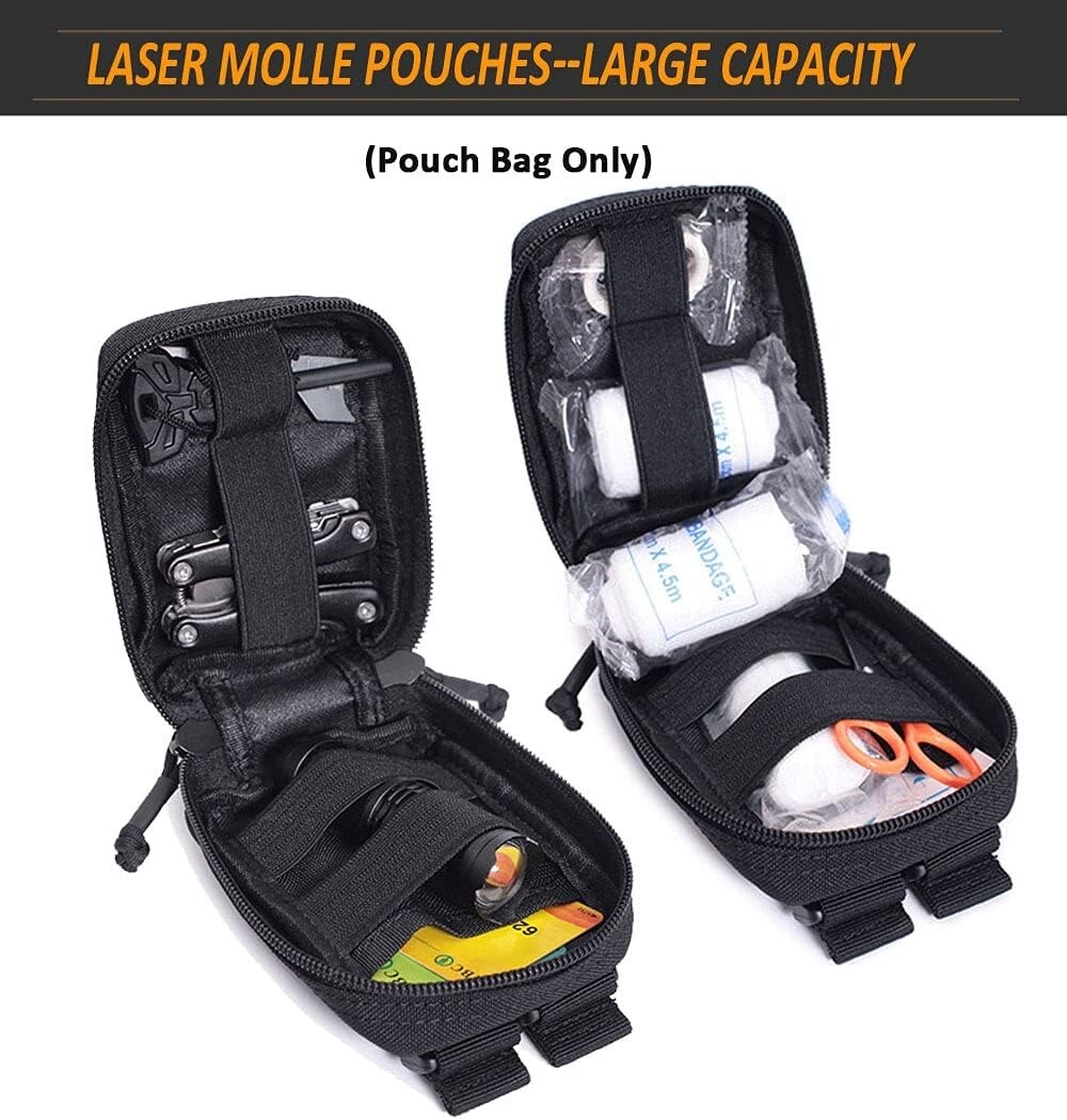Tactical Small Molle Pouches Multi-Purpose EDC Utility Duty Belt Bag Admin Pouch