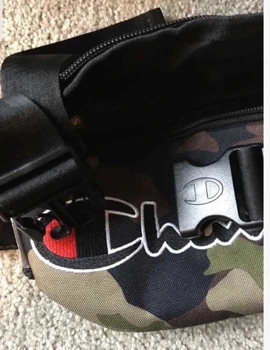 Champion Camo Waist Belt Bag Fanny Pack Adjustable Green Brown Black