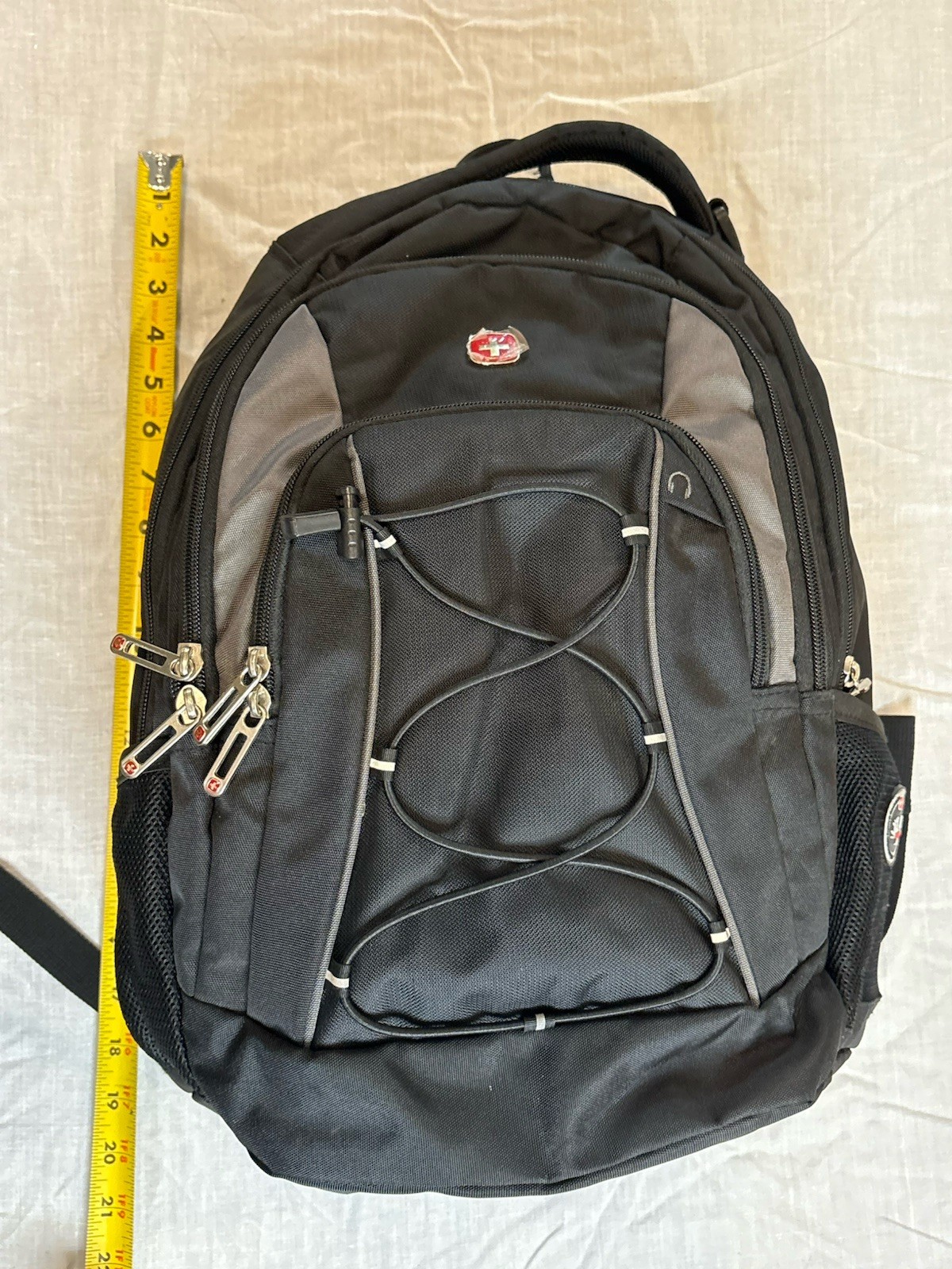 Swiss Gear Airflow Laptop Backpack Heavy Duty Travel Multi Pockets Pre-owned