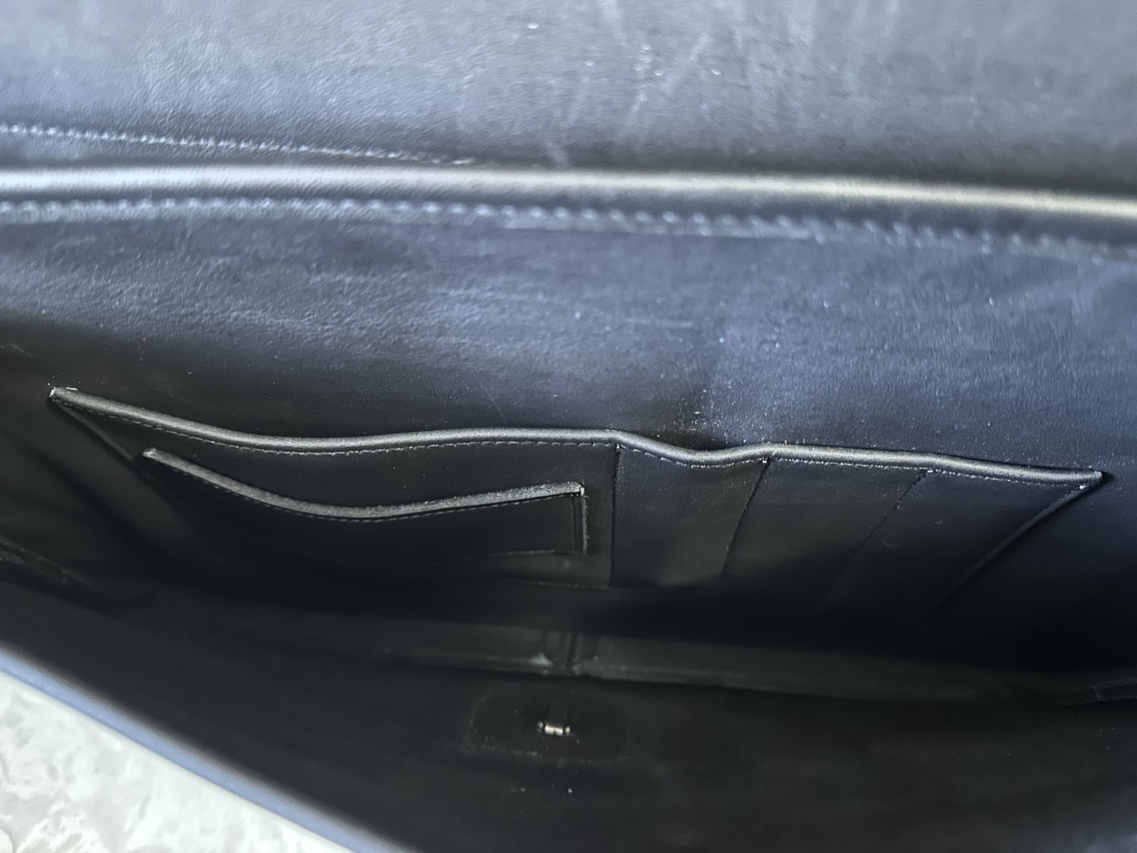 Coach L9N-5180 Metropolitan Black Leather Briefcase & Matching Document Sleeve