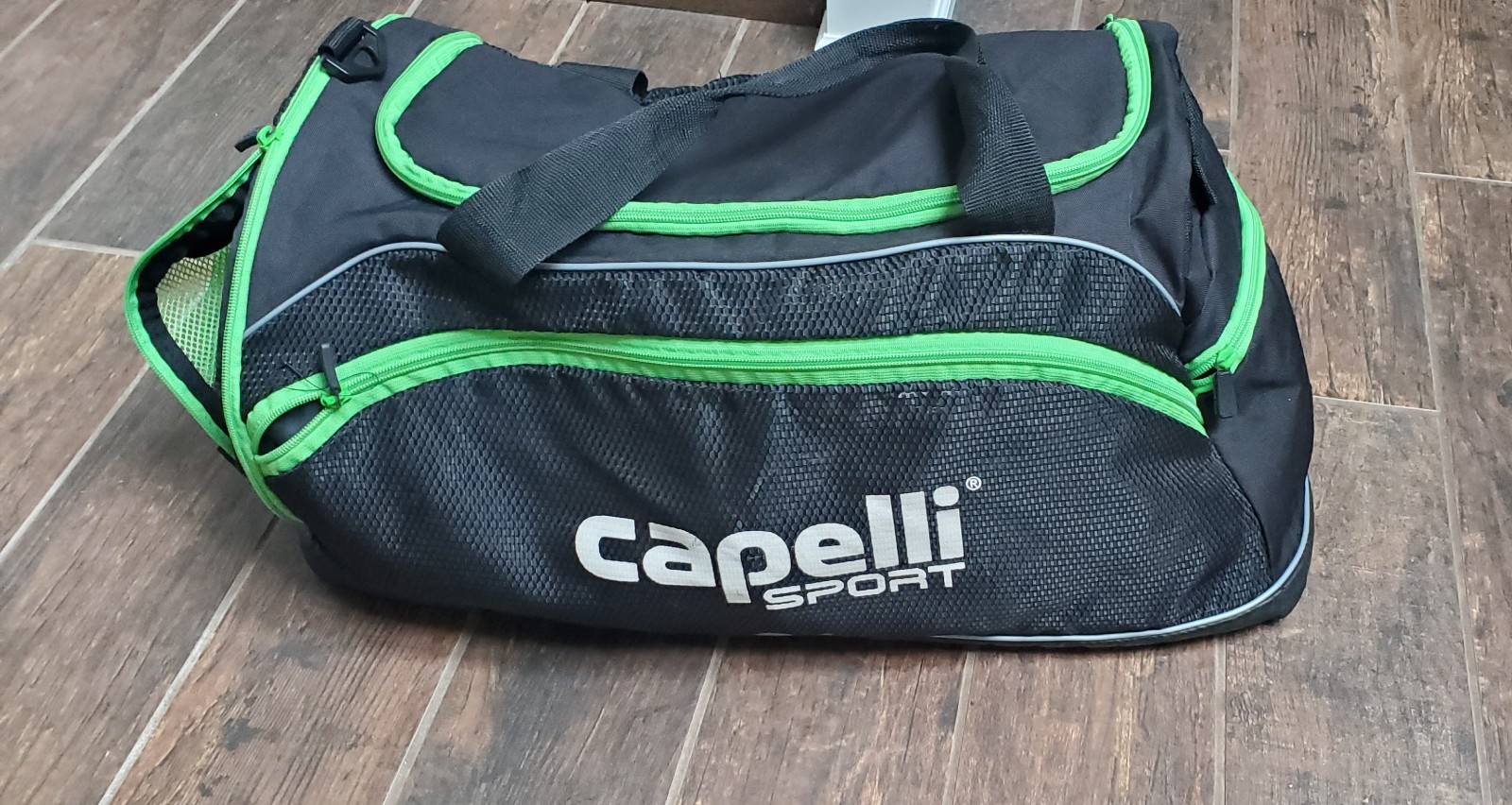 Capelli Sport Cedar Stars Large Duffle Bag Black/Green 24L x 15″W x 12H