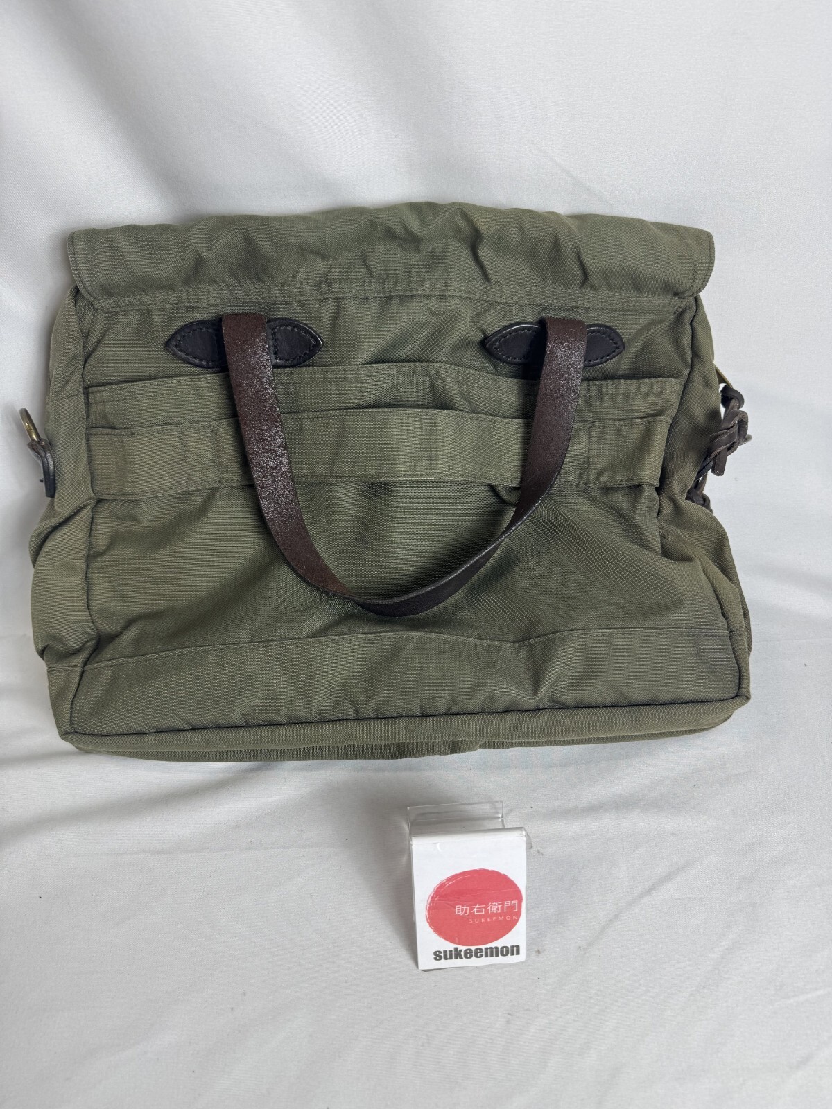 Filson Lightweight Nylon 24-Hour Briefcase Otter Green Made in USA Ltd. Edition