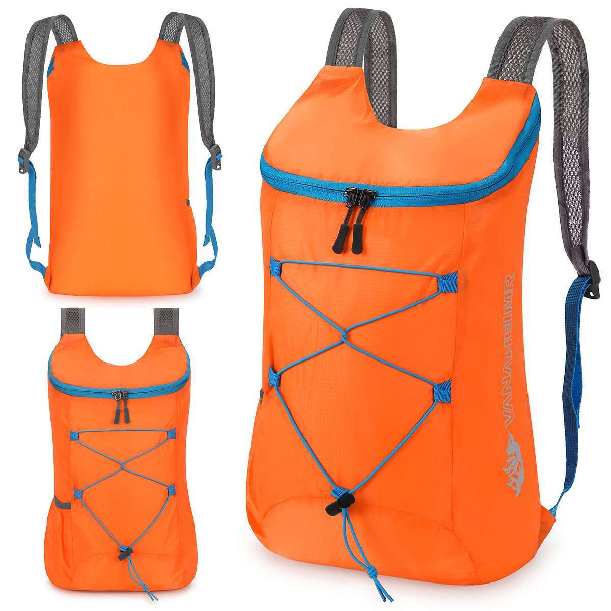 Foldable Tactical Travel Backpack Waterproof Outdoor Rucksack Camping Hiking Bag