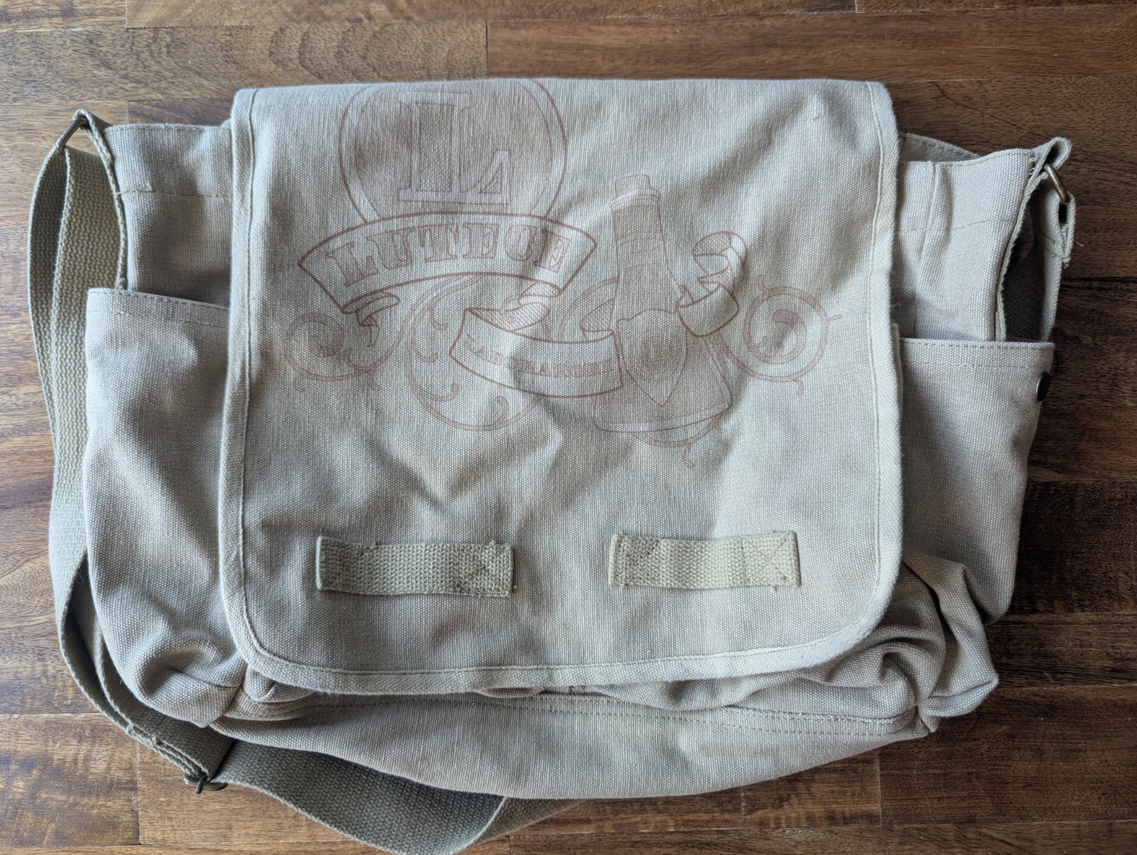 Lutece Laboratory BioShock Infinite Rothco Olive Heavyweight Messenger Bag 9148