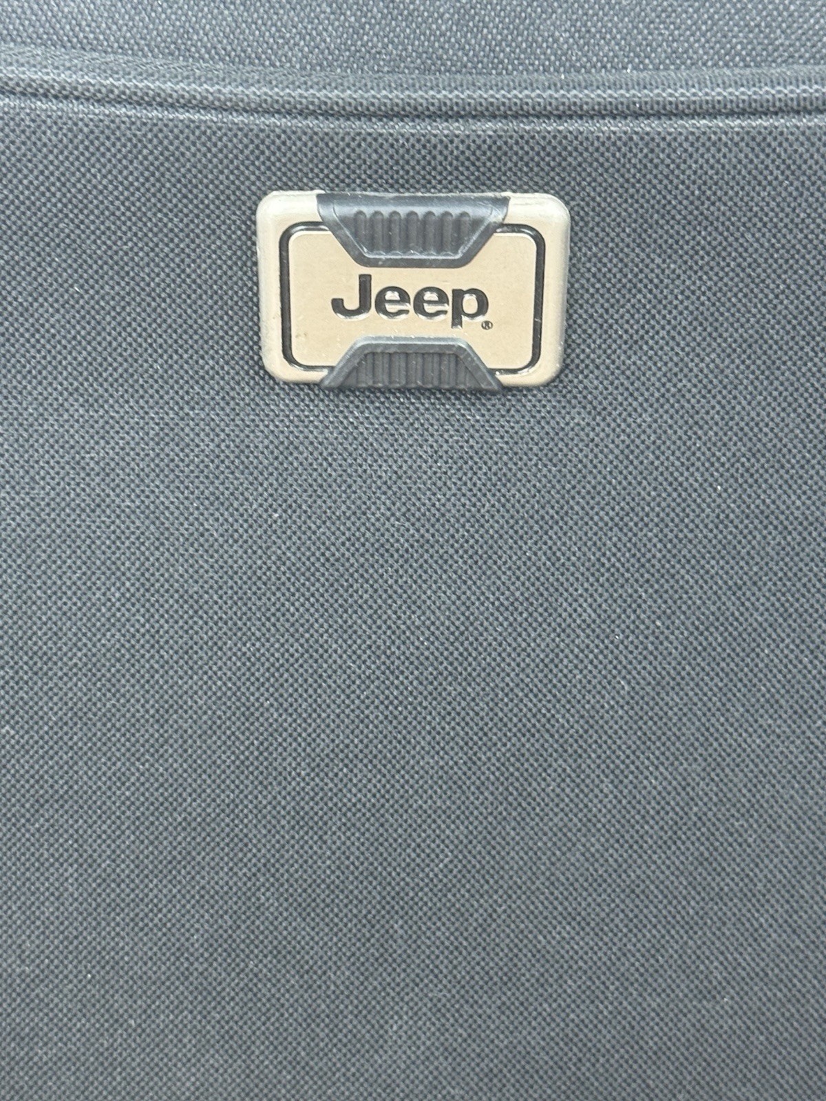 JEEP Authentic Black Messenger Bag Carry On Travel Tote With Shoulder Strap