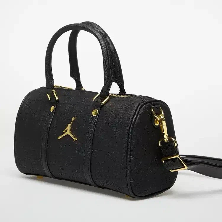 NEW Air Jordan Jumpman Monogram Mini Duffle Bag Black/Gold MA9169-K5X Fast Ship