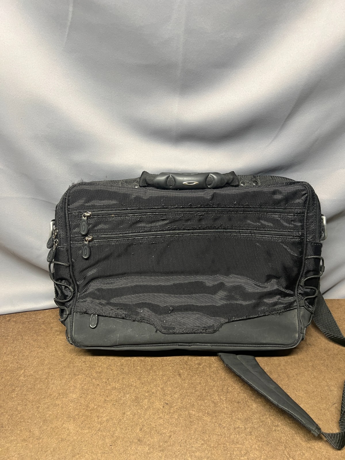Y2K Oakley Software Computer 2.0 Bag Messenger Briefcase Tactical Black Nylon