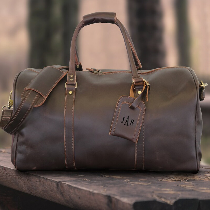 Personalized Duffle Bag Toiletry Bag, Combo Gift with Luggage Tag, Travel Gifts