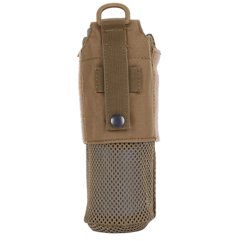 Tactical Molle Water Bottle Holder Outdoor Cycling Hiking Mesh Storage Bag