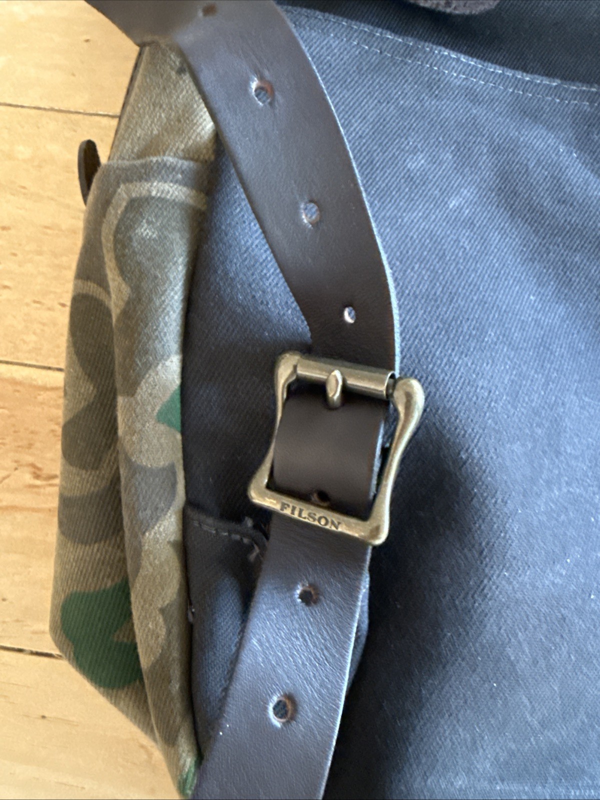 Filson Large Rugged Twill Rucksack Backpack Made In USA Camo Canvas