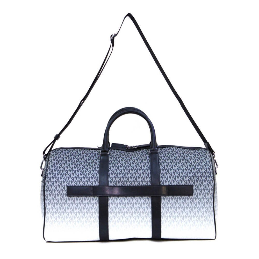 Michael Kors Cooper Men Carry-On Duffle Weekender Travel Luggage Bag -Black