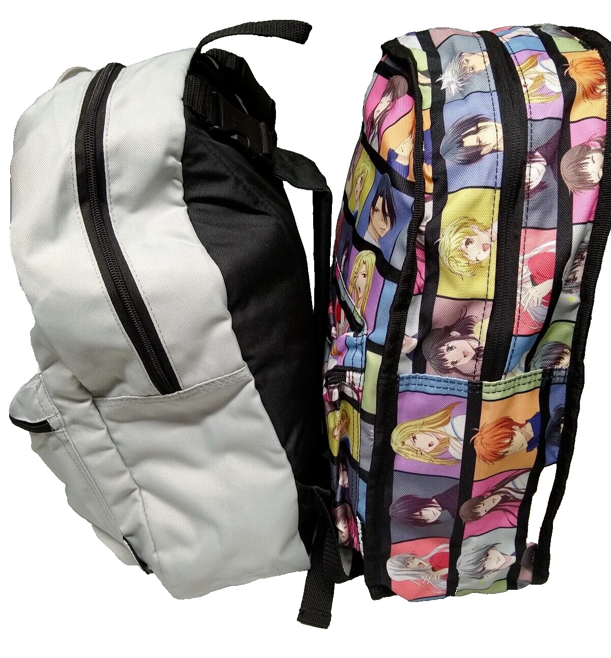 Fruits Basket Backpack Yuki Rat Kyo Cat Patch Flip Pak Reversible All Over Print