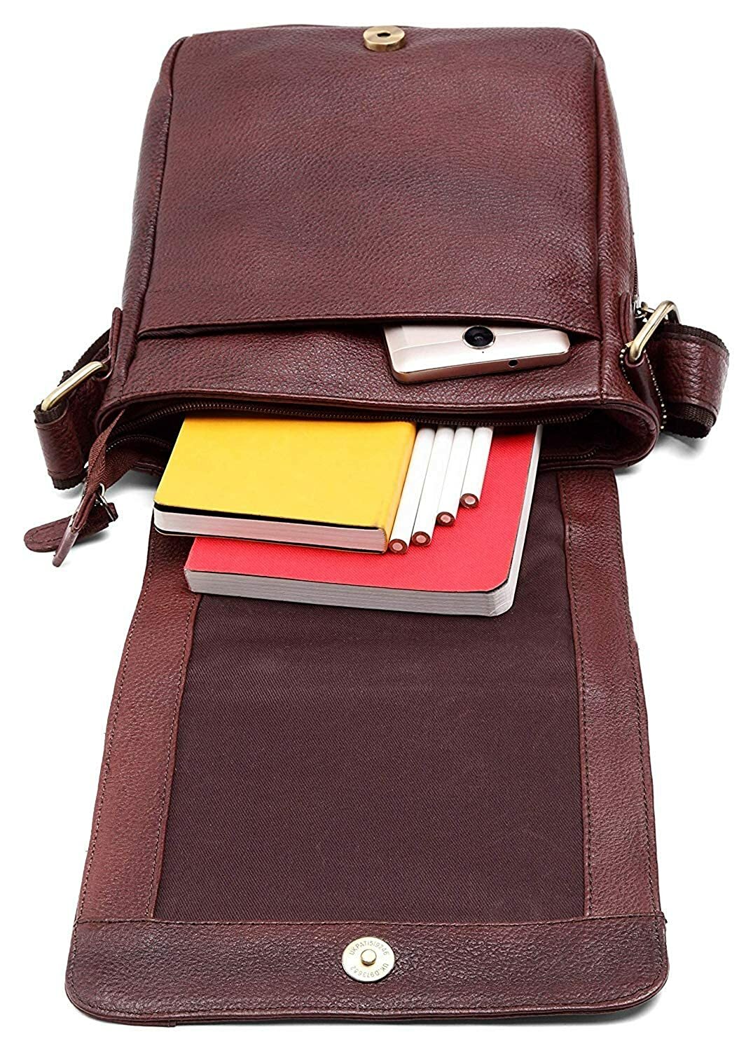 New Leather Messenger Shoulder Crossbody Sling Travel Hand Bag