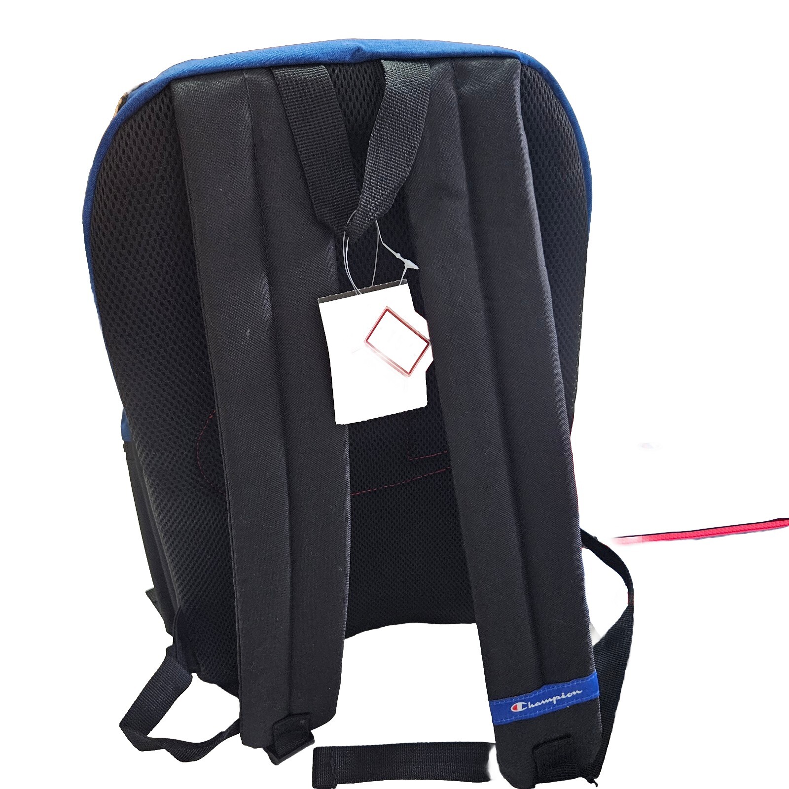 Champion Manuscript Backpack Royal Blue/ Black Sleeve Laptop Padded Back &Straps