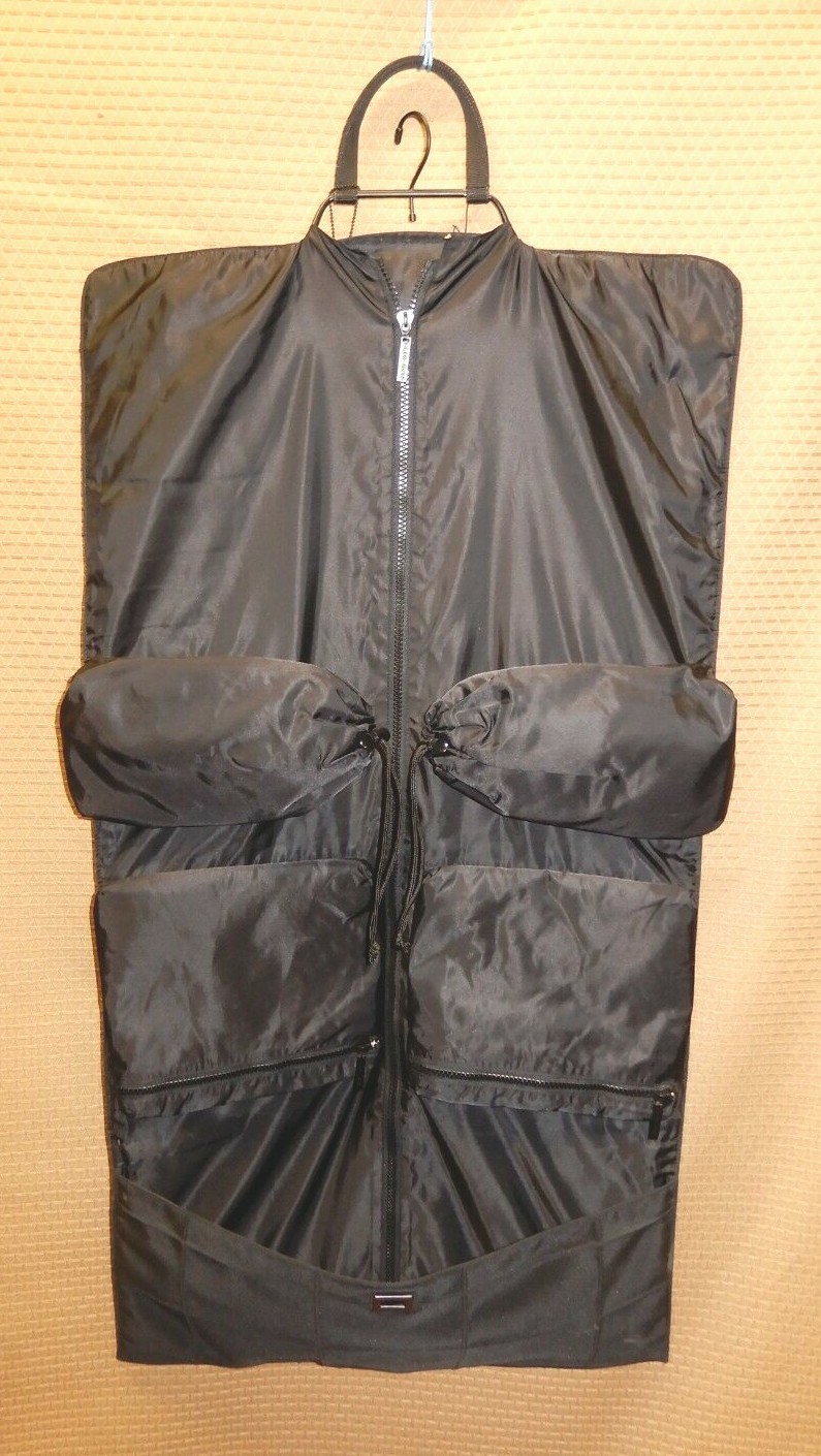FALCHI SPORT BLACK MULTI PURPOSE SUIT TRAVEL BAG MADE BY CARLOS FALCHI