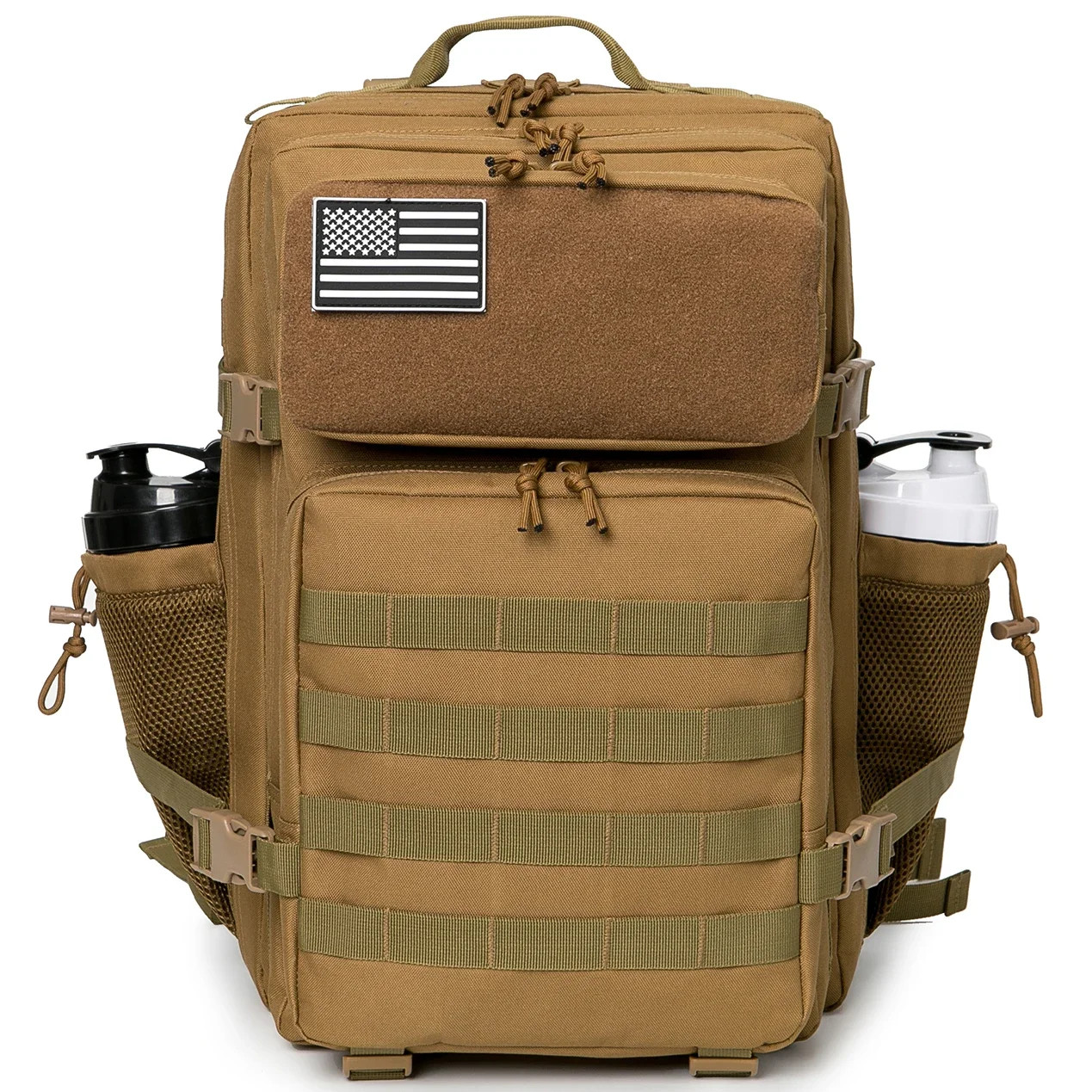 45L Tactical Backpack Outdoor Hiking Camping Survival Rucksack Travel School Bag