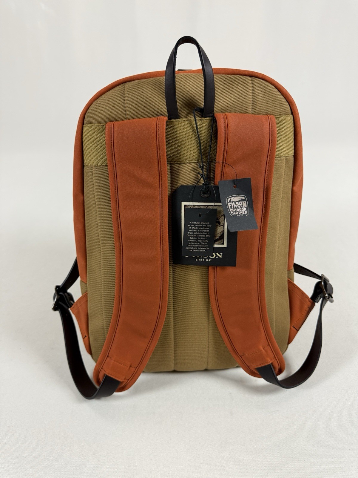 FILSON JOURNEYMAN BACKPACK RUST NWT