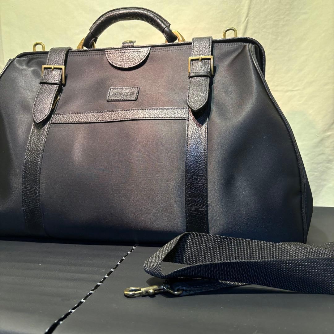 Kenzo Men Complete Item Black Business Bag Boston Limited Edition Style Bold Art