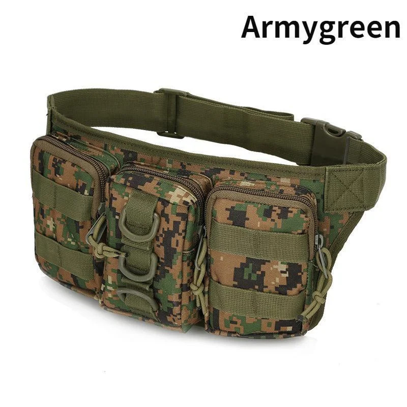 Belt Bag Waterproof Oxford Cloth Men’s Waist Bag Hiking Camping Fishing Outdoor