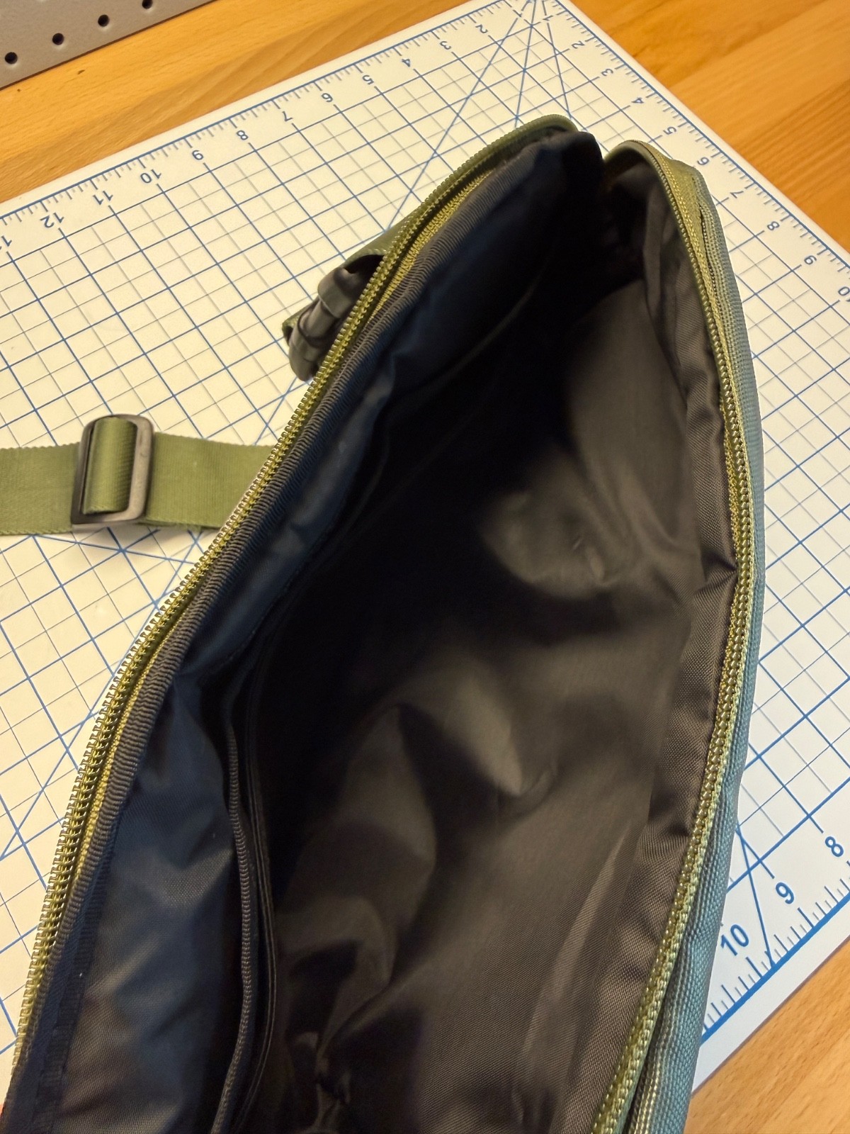 Tomtoc Explorer T21 Cordura Sling Bag Grey Orange EDC Crossbody Travel