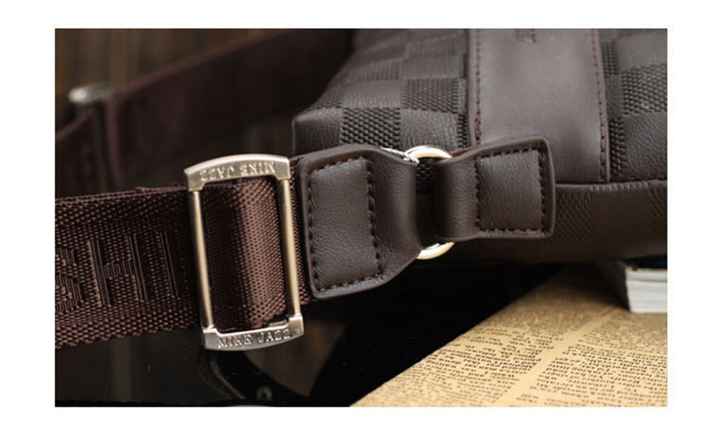 Men’s Leather Crossbody Messenger Shoulder Bags Handbag Satchel Casual Day Bag