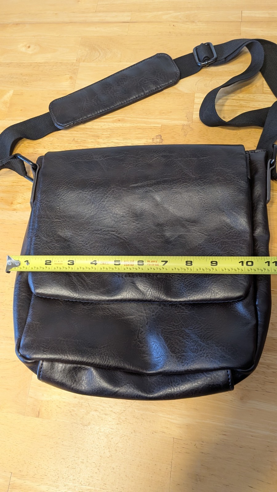 Reaction Kenneth Cole Shoulder Laptop Messenger Bag Men’s Black Adjustable strap