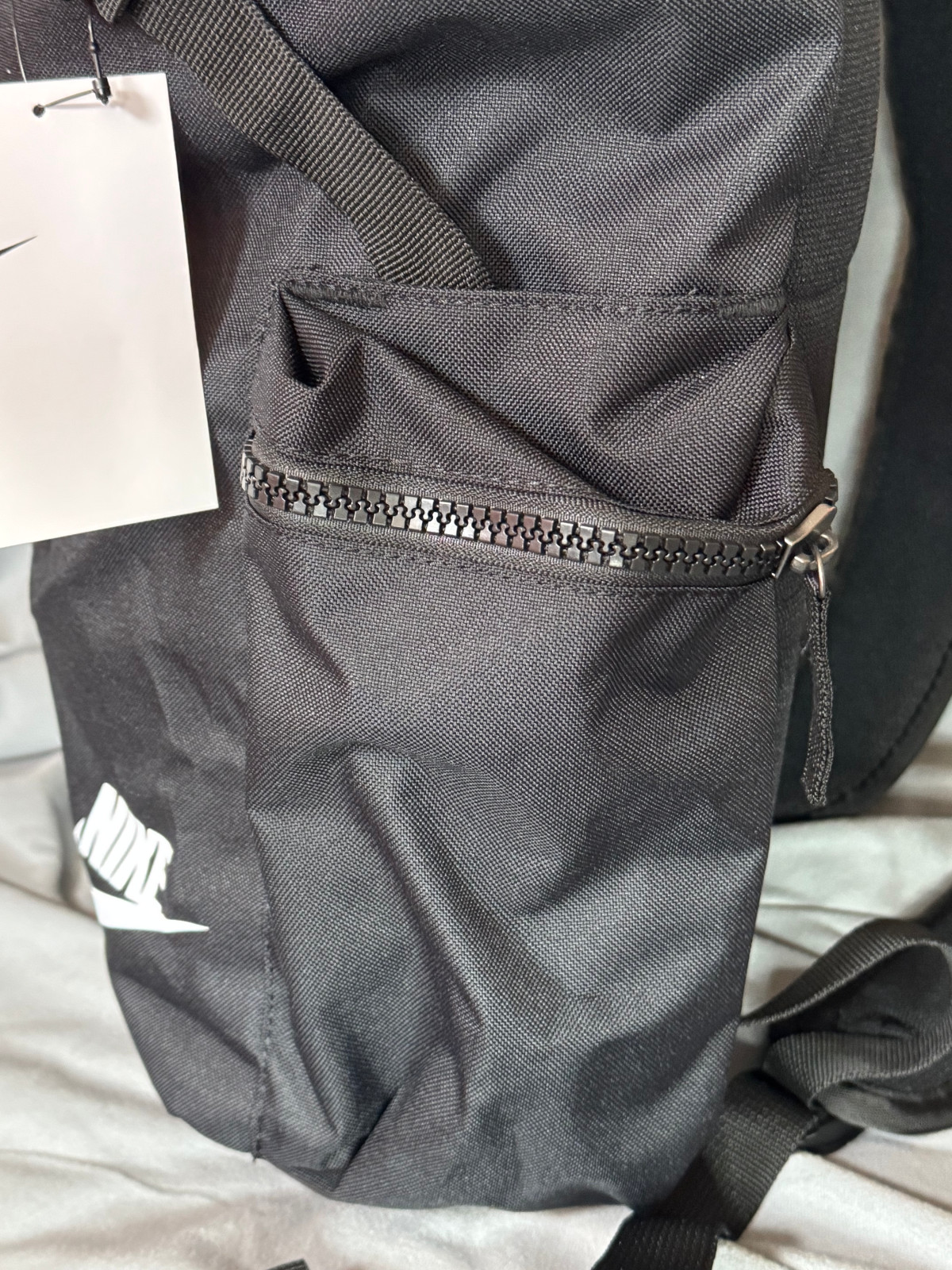 Nike Sportswear Heritage Backpack Black DV3049-010 School Travel Drawstring Gym